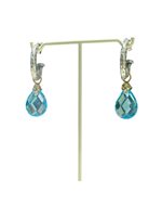 Ohrringe Dame in Silber Topazio O37.AZ.MEDITERRANEO